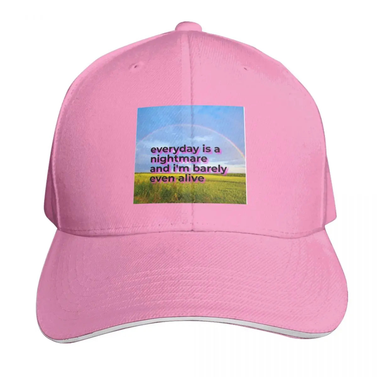 Inspirational Quote Low Profile Unstructured Baseball Cap