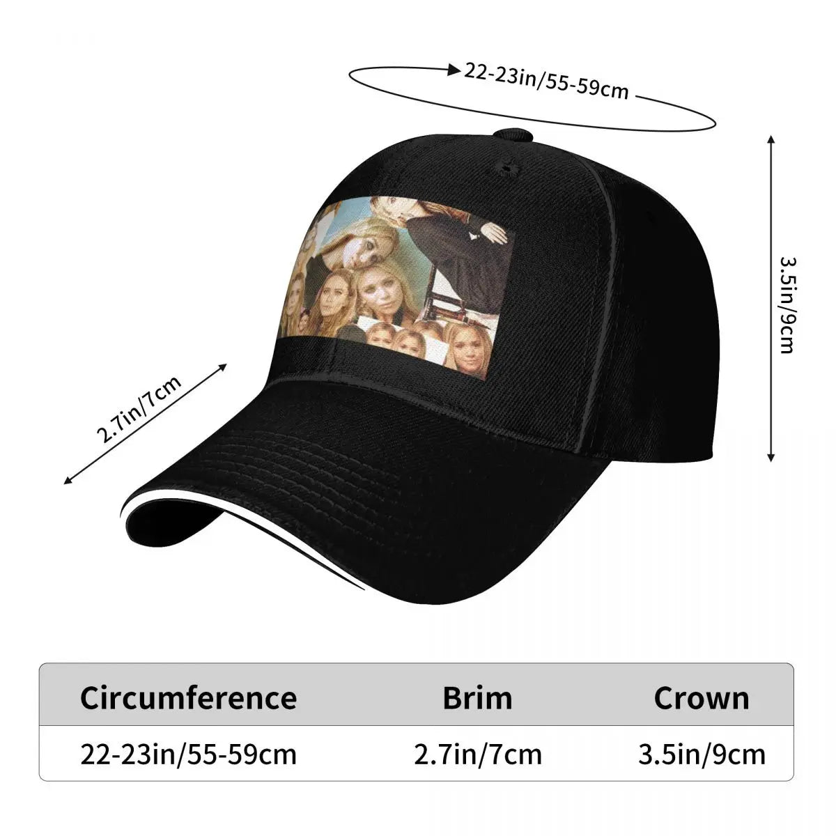 Twins Vintage Retro Embroidered Baseball Cap