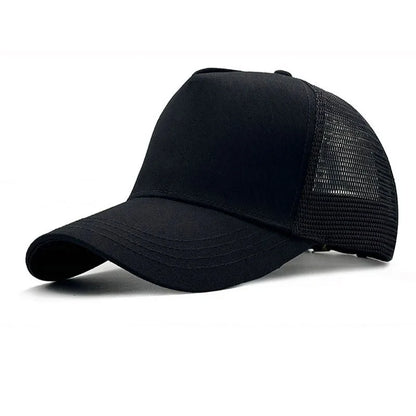 Unisex Quick Dry Big Head Mesh Baseball Cap Size 56-65cm