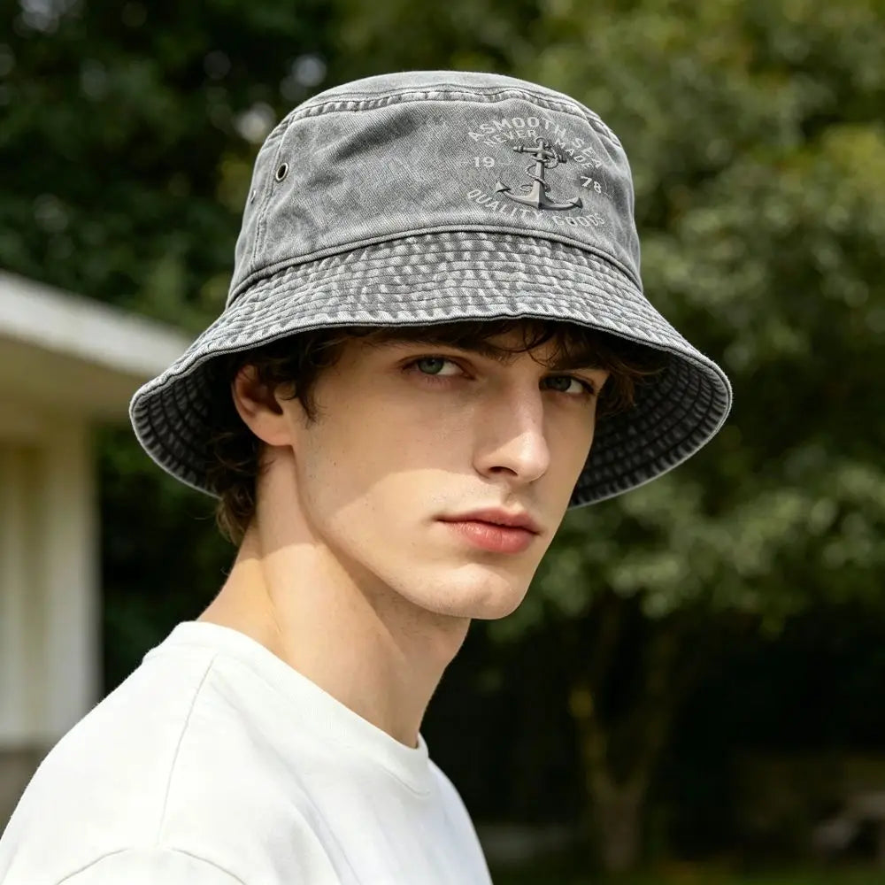 Unisex Foldable Fisherman Hat Breathable Outdoor Travel Sun Hat