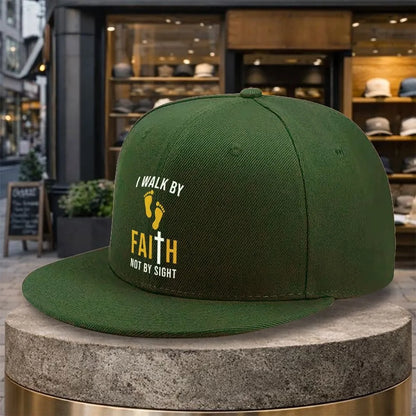 Walk By Faith Snapback Cap