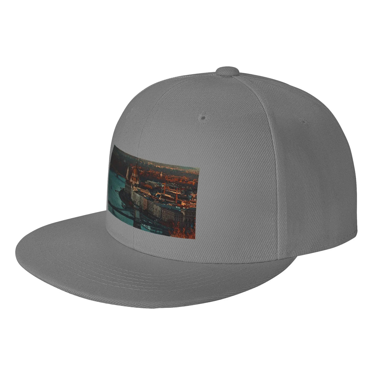 Budapest Hungary City Denim Snapback Cap