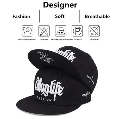 Fastball Thuglife Embroidered Snapback Cap