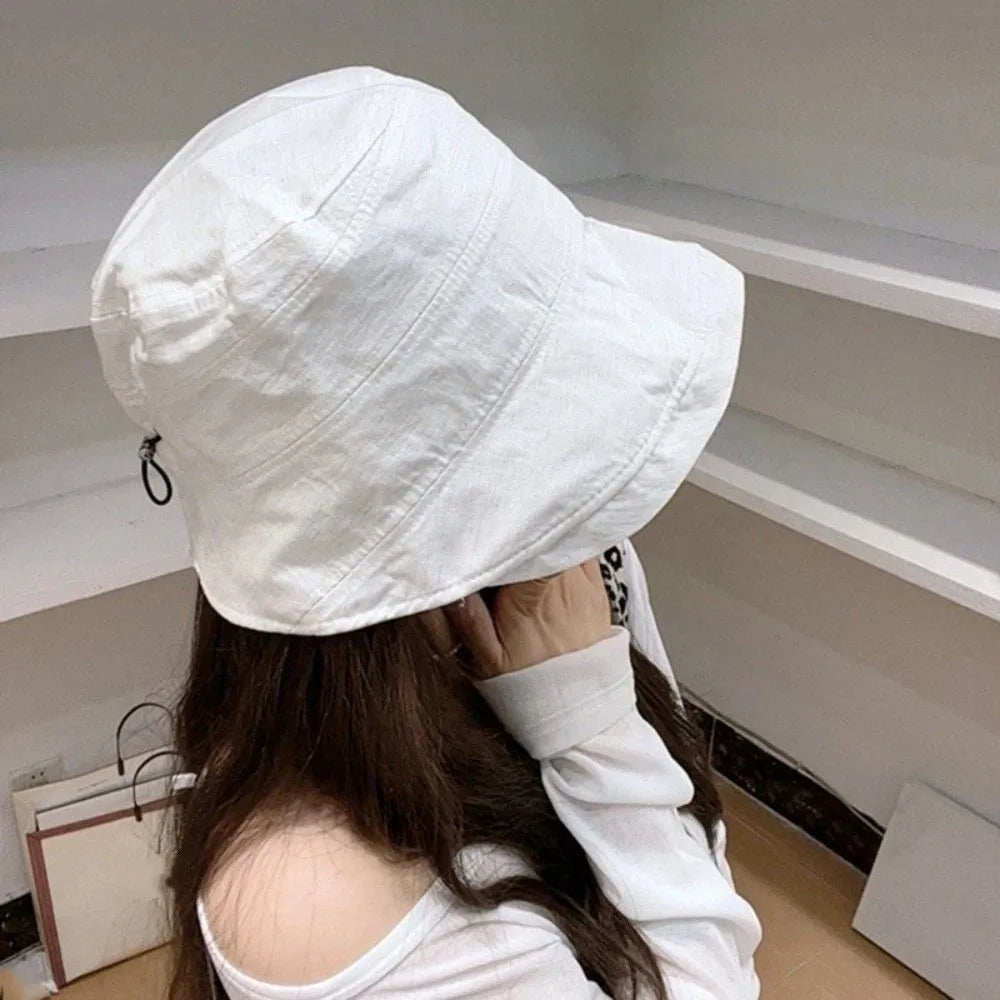 Korean Style Lightweight Wide Brim Bucket Hat