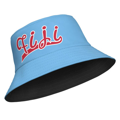 Fiji Fisherman Hats Custom Name Number Team Logo Flat Bucket Cap