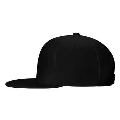 Pink Rose Flat Brim Snapback Cap