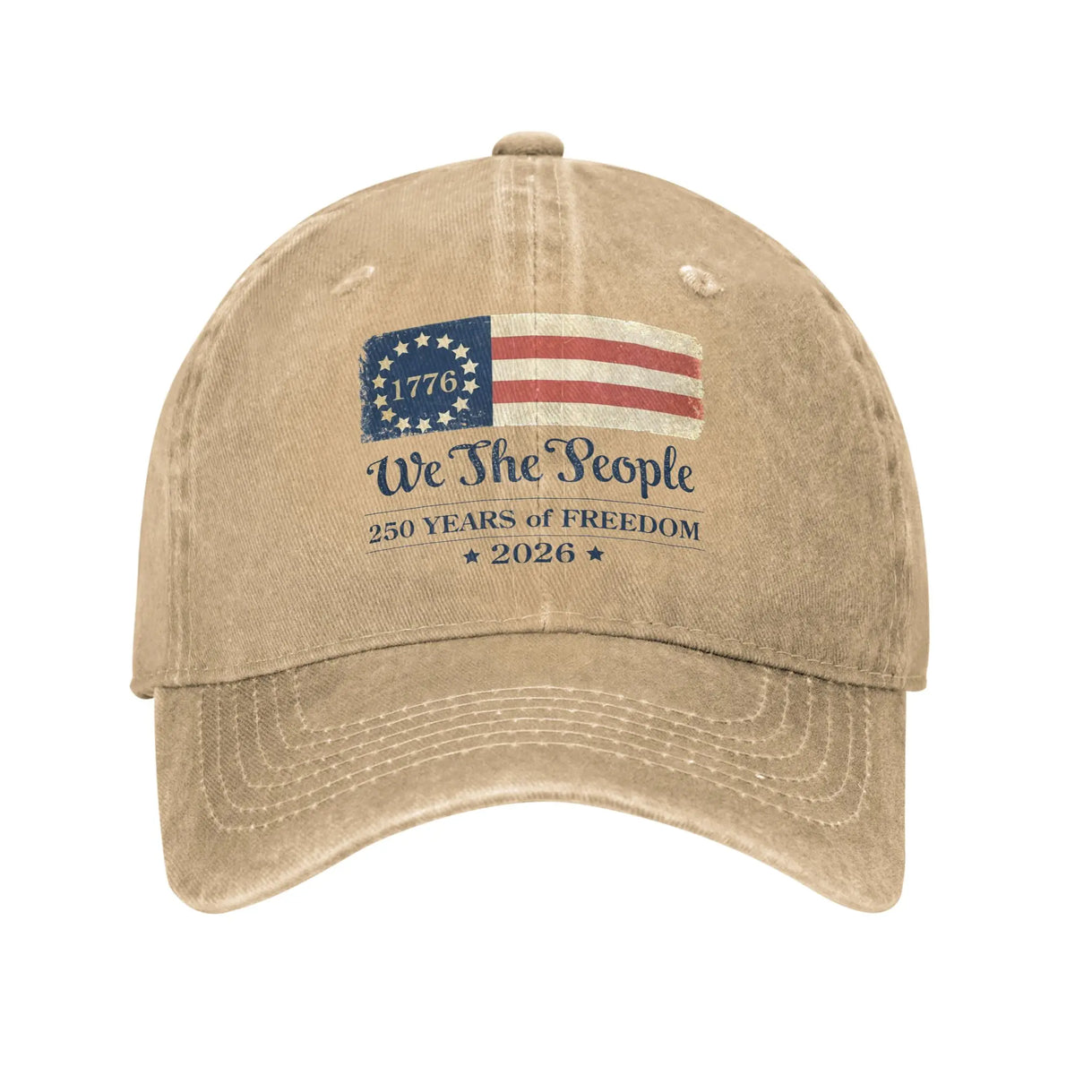 Freedom Isn't Free Memorial Print Baseball Cap