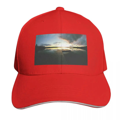 Sunset On The Quay Breathable Mesh Baseball Cap