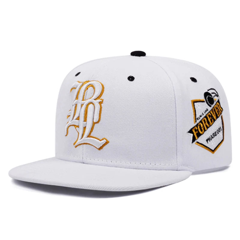 3D Embroidered P Letter Streetwear Snapback Cap