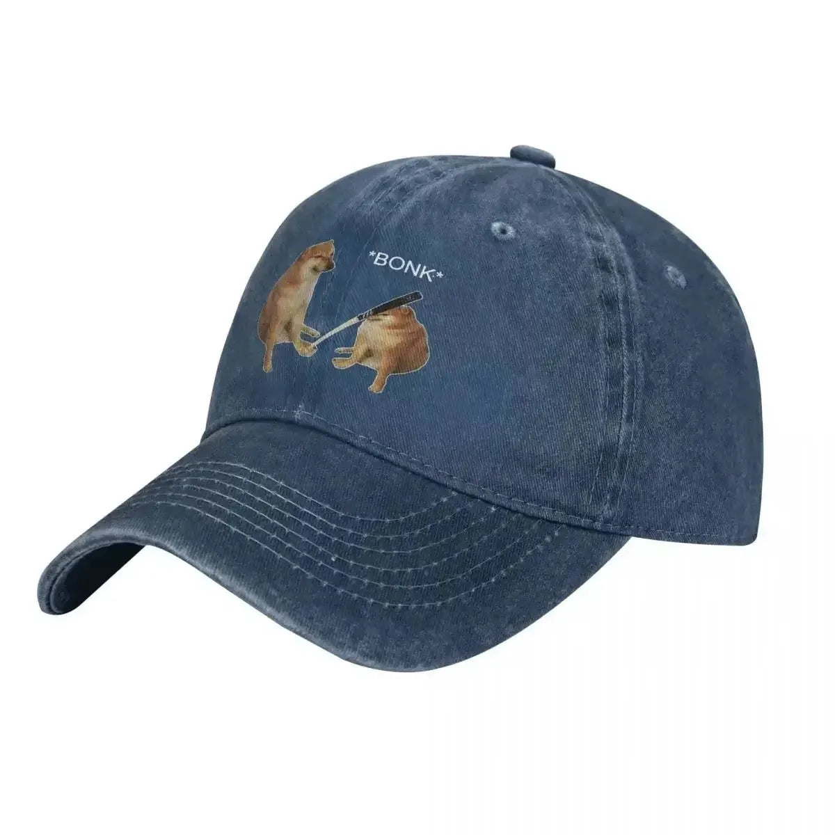 Bonk Dog Vintage Washed Baseball Cap