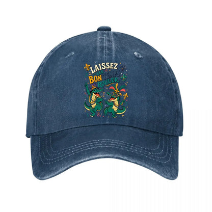 Mardi Gras Gator Party Parade 2026 Baseball Cap