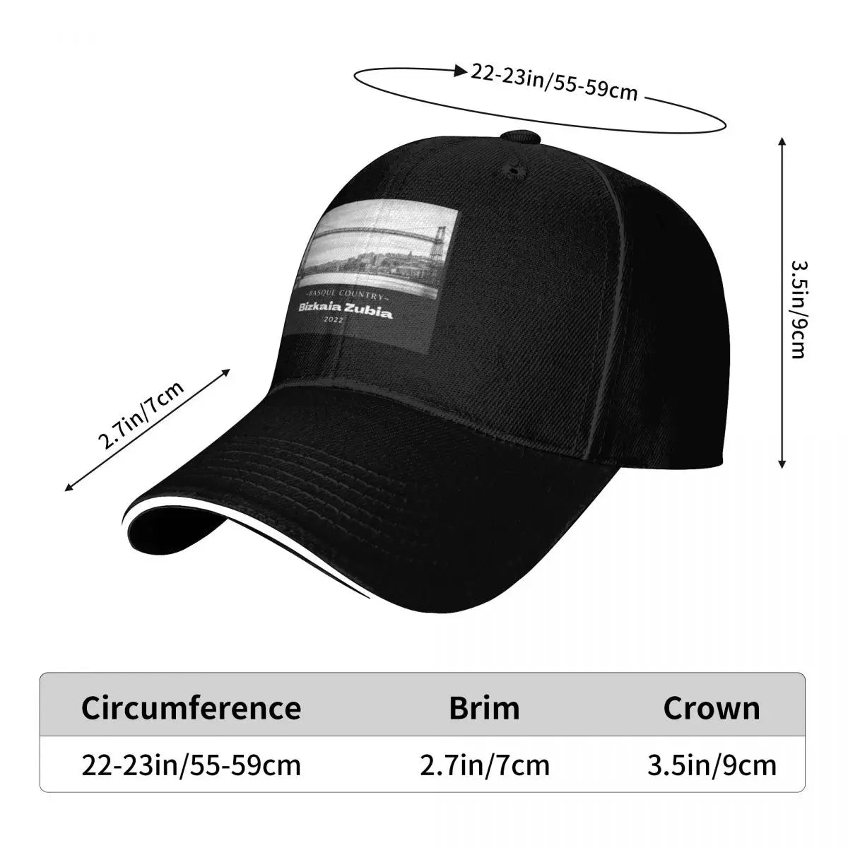 Bizkaia Zubia Hanging Bridge Curved Brim Baseball Cap
