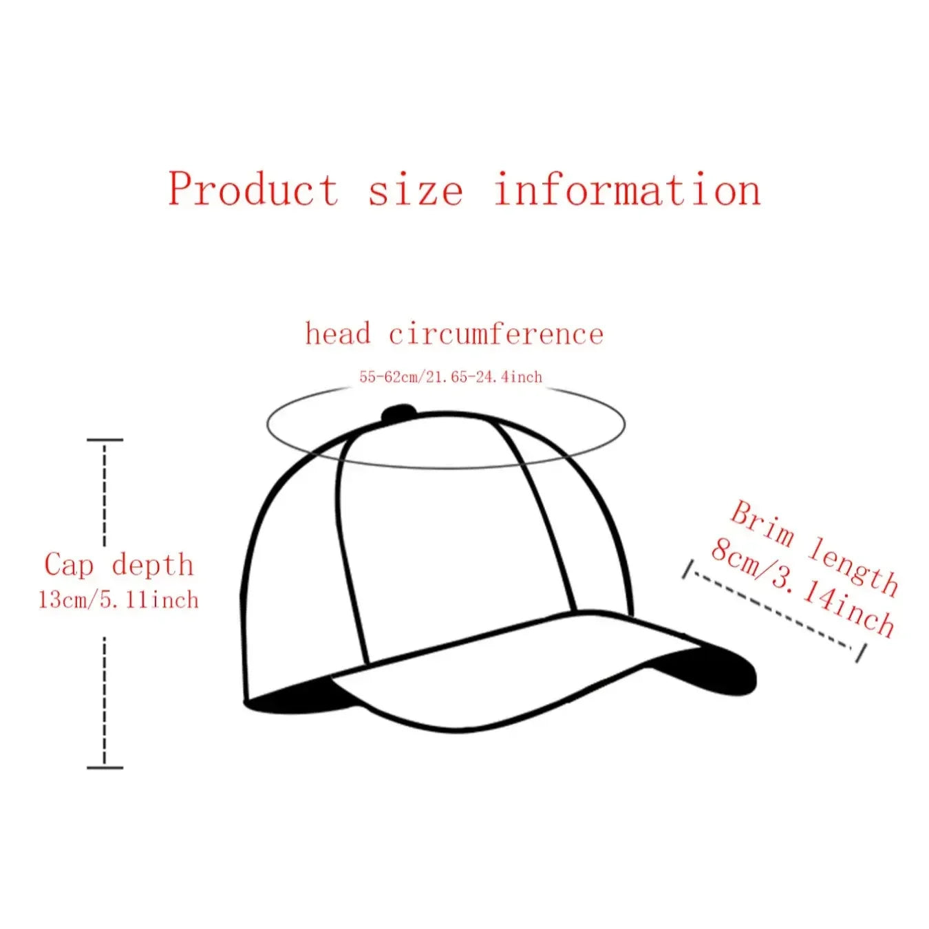 Unisex Adjustable Baseball Cap Street Flat Brim Hat