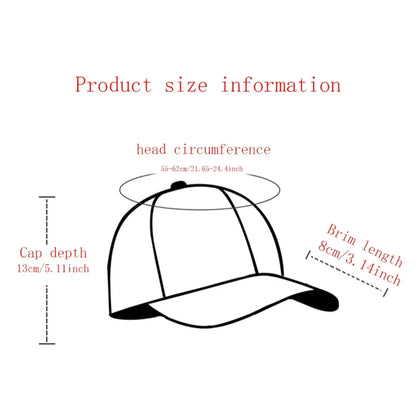 Unisex Adjustable Baseball Cap Street Flat Brim Hat