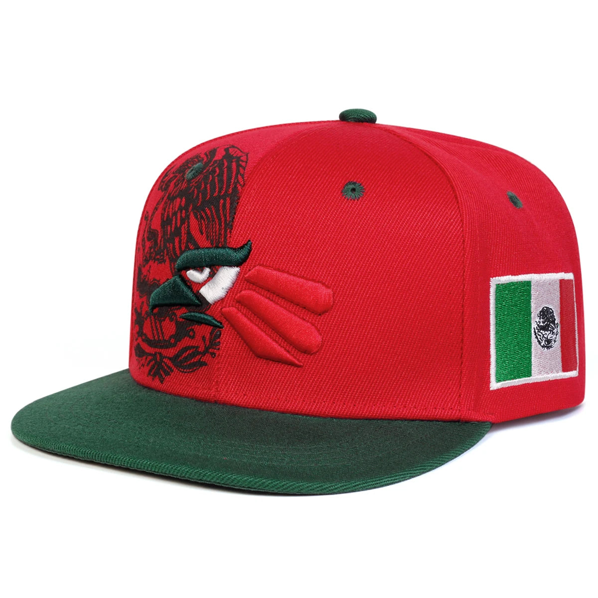 Eagle Embroidered Hip Hop Snapback Cap