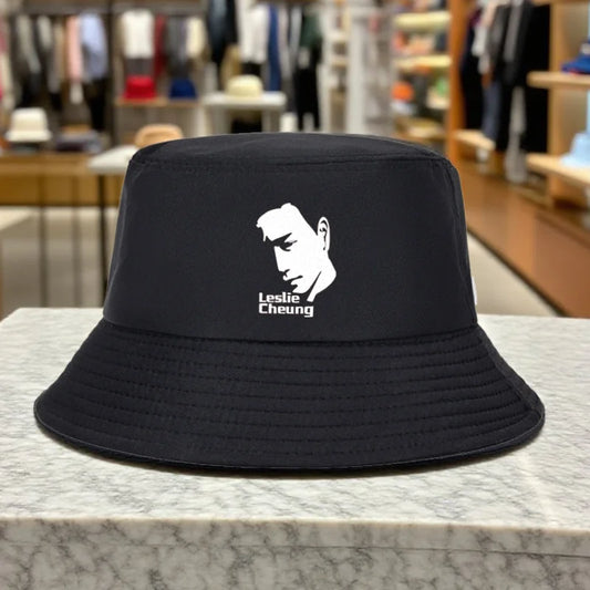 Leslie Cheung Silhouette Lightweight Foldable Outdoor Travel Bucket Hat