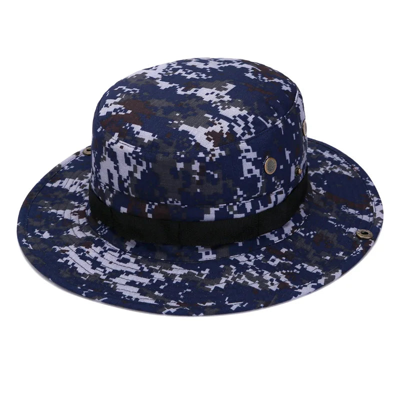 Woodland Camouflage Tactical Outdoor Boonie Bucket Hat