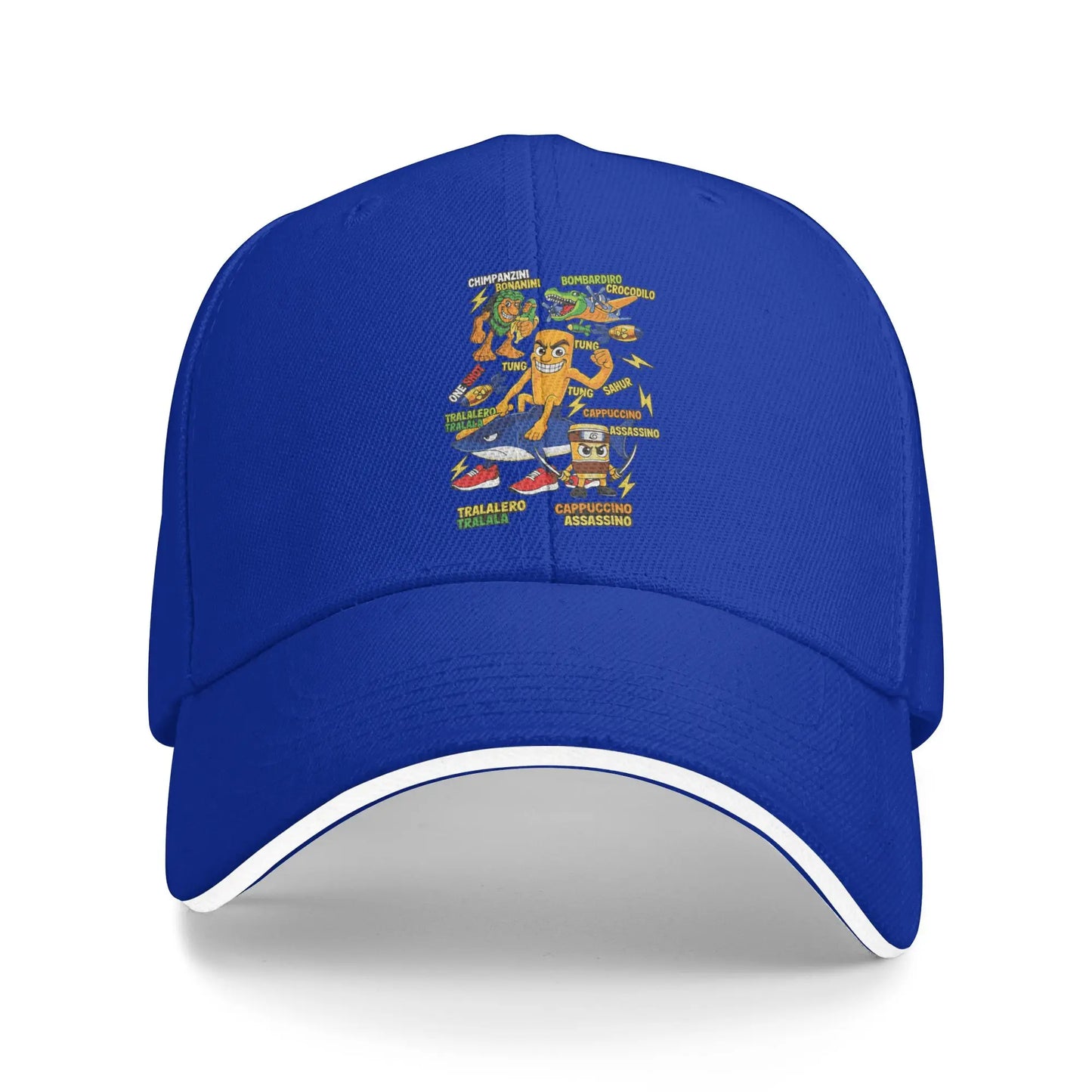 Italian Brainrot Meme Characters Baseball Cap