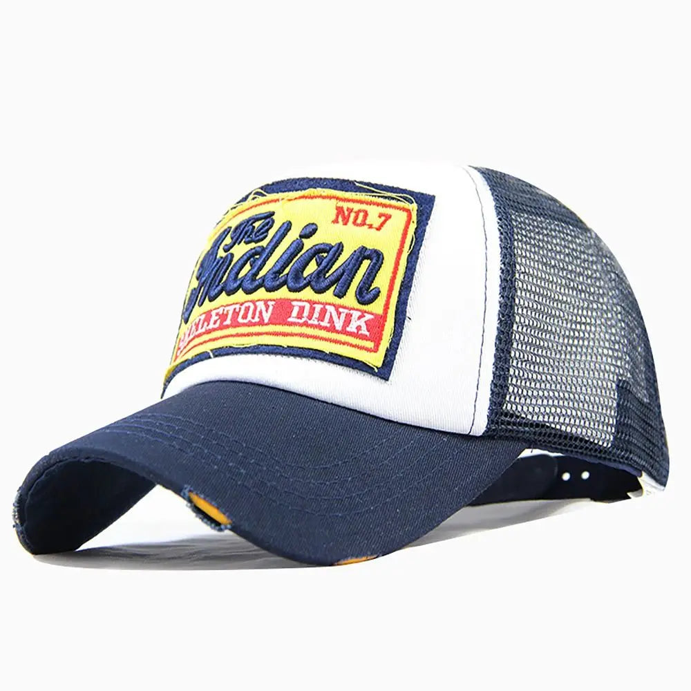 Cotton Mesh Baseball Hat Hip Hop Style