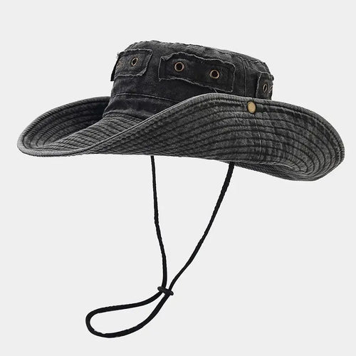 Four Seasons Cotton Solid Bucket Hat