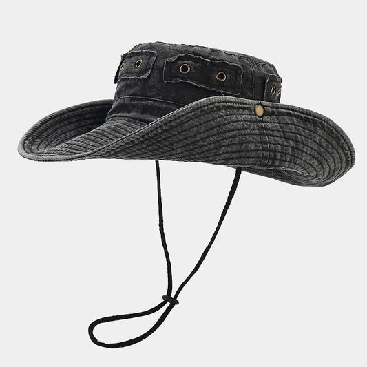 Four Seasons Cotton Solid Bucket Hat