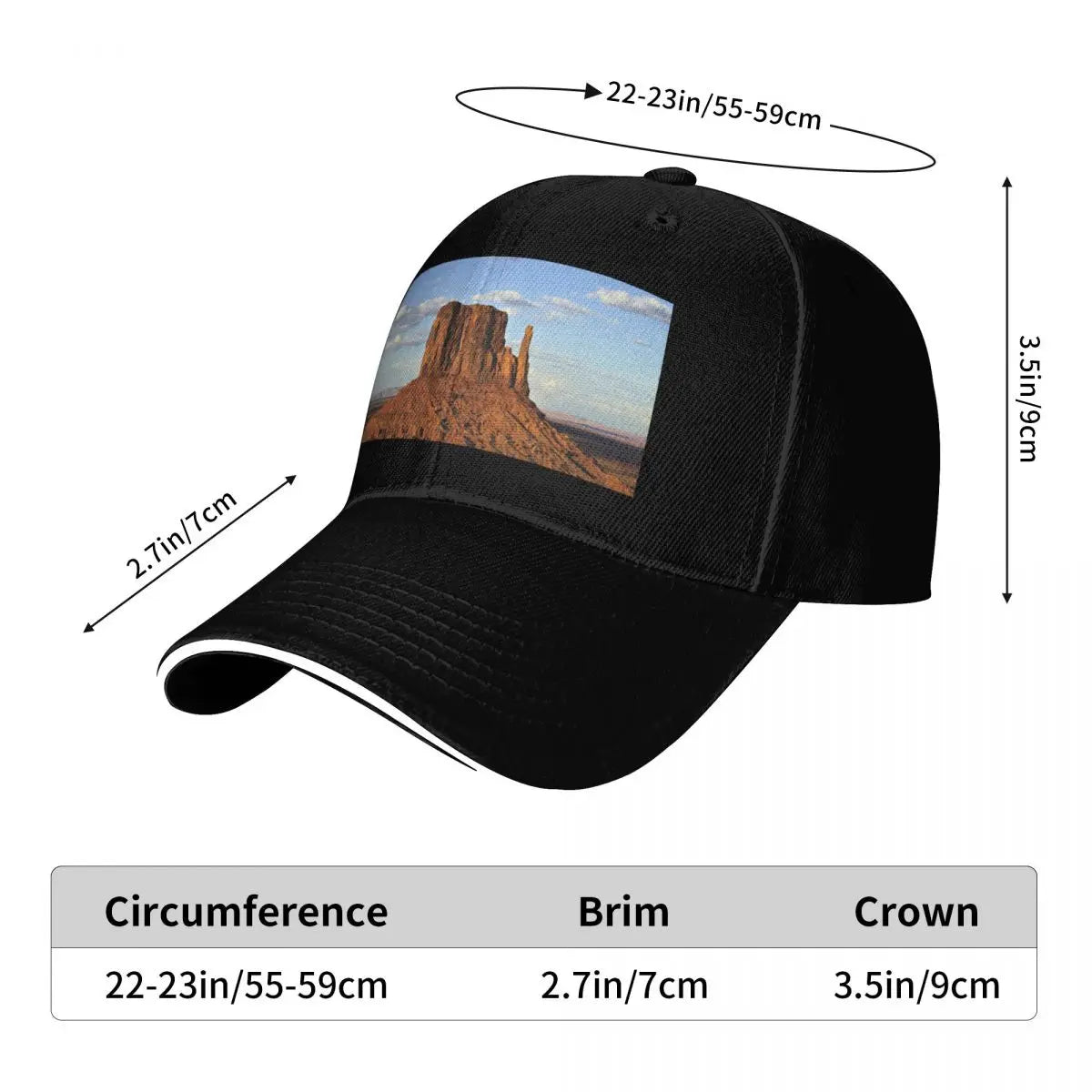 Monument Valley Scenic Travel Baseball Cap