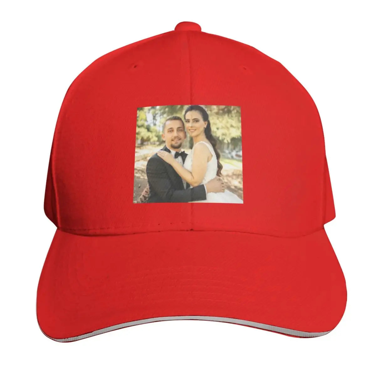 Personalised Wedding Photo Custom Baseball Cap