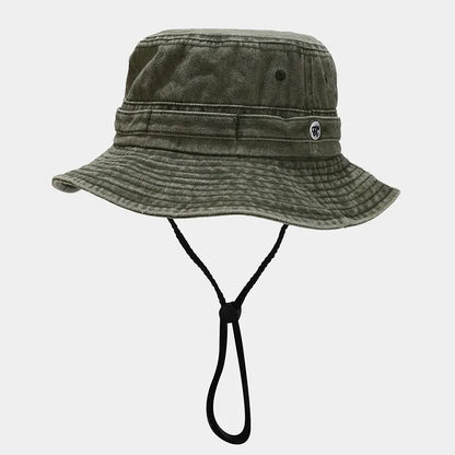 Cotton Solid Color Bucket Hat