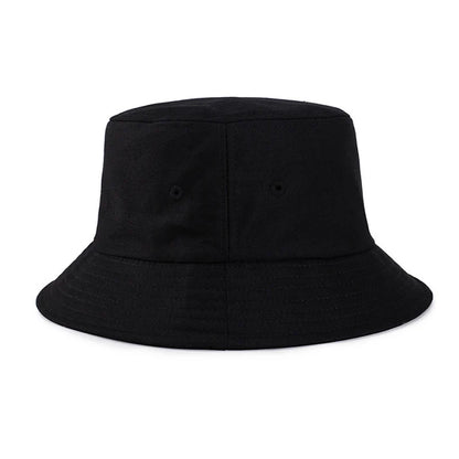 Solid Color Cotton Summer Bucket Hat