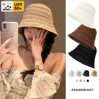 Summer Fashion Wide Brim Bucket Hat
