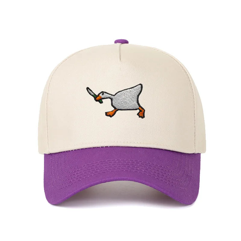 Big Goose Embroidered Colorblock Baseball Cap