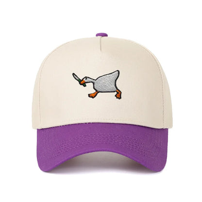 Big Goose Embroidered Colorblock Baseball Cap