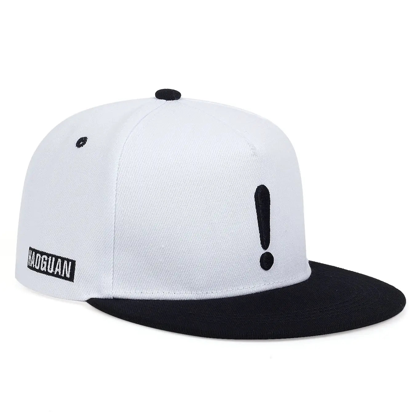 Exclamation Point Embroidery Hip Hop Snapback Cap