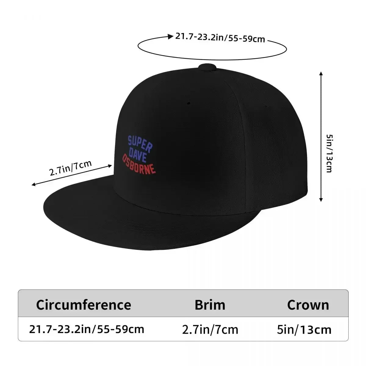 2026 Super Dave Osborne Awesome Music Snapback Cap