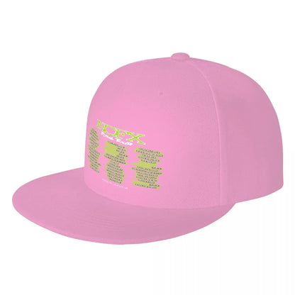 NOFX Band Flat Brim Snapback Cap