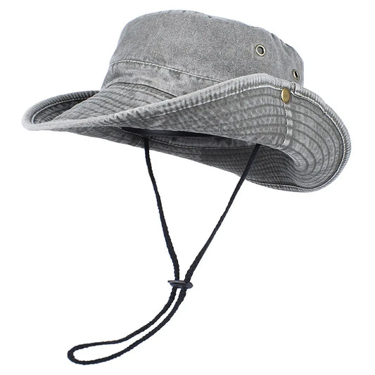 Summer Bucket Hats 2026 Outdoor Sun Hat Woman Solid Cotton About 58cm
