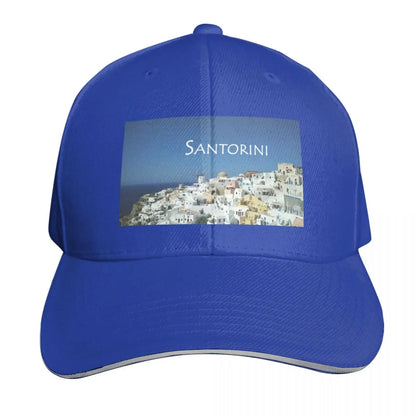 Santorini World's Best Places Baseball Cap