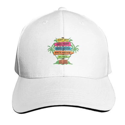 Key West Bar Stops Vintage Baseball Cap