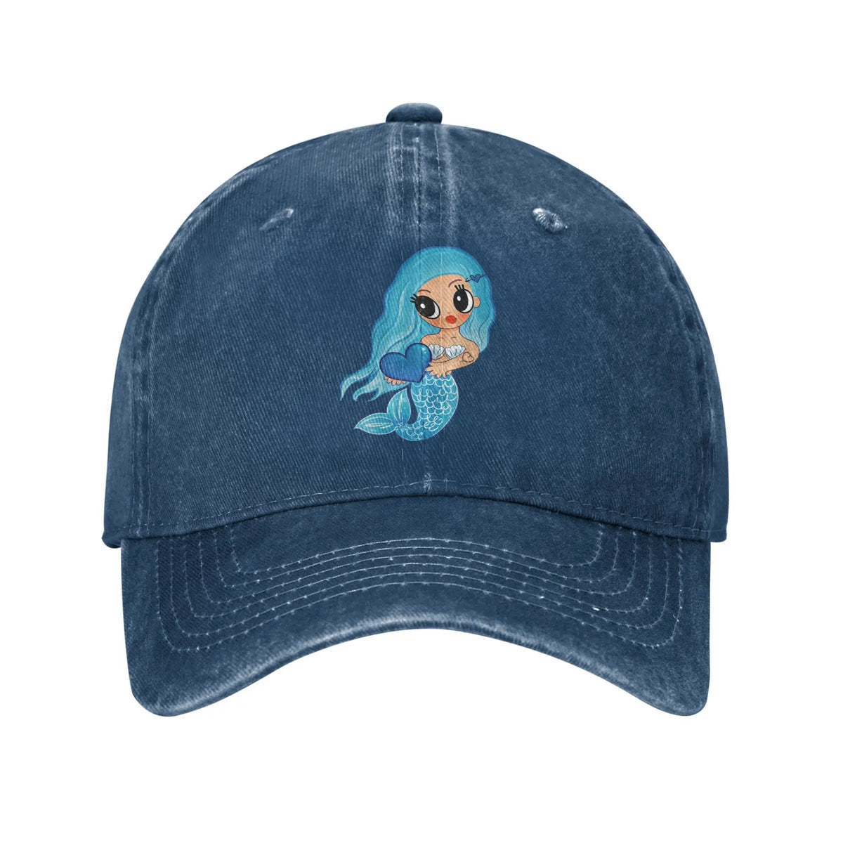 K-Karoled NMADST New Album Distressed Denim Baseball Cap