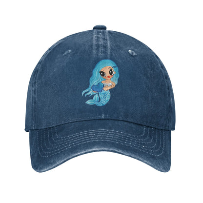 K-Karoled NMADST New Album Distressed Denim Baseball Cap
