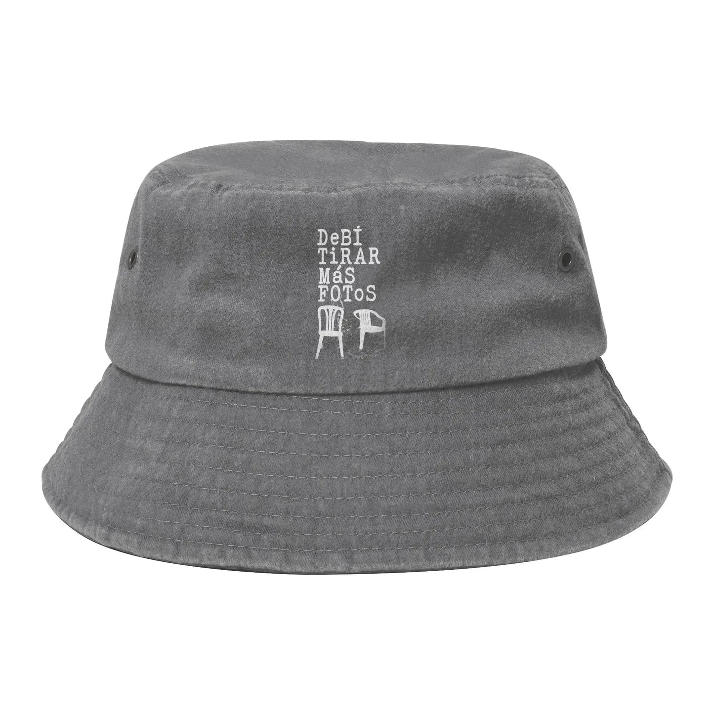 Summer Headwear Bunny Washed Denim Bucket Hat