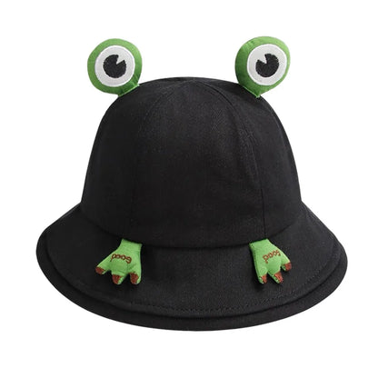 Cute Frog Shaped Cartoon Frog Bucket Hat