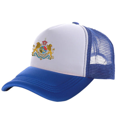 Iran Imperial Trucker Caps Men Iran Imperial Flag Hat Baseball Cap