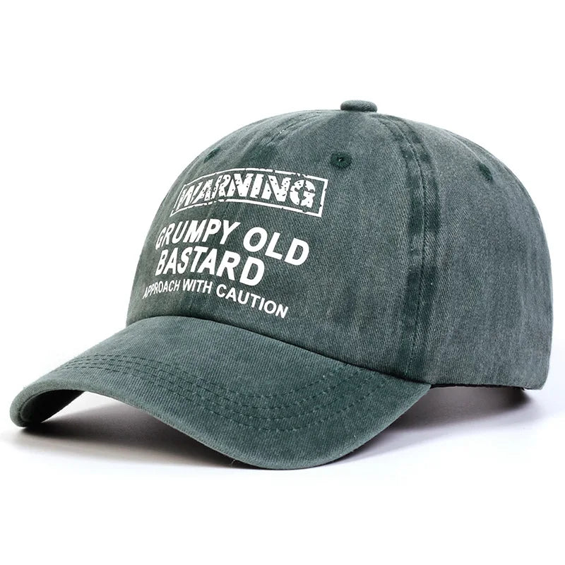 Letter Print Outdoor Baseball Cap
