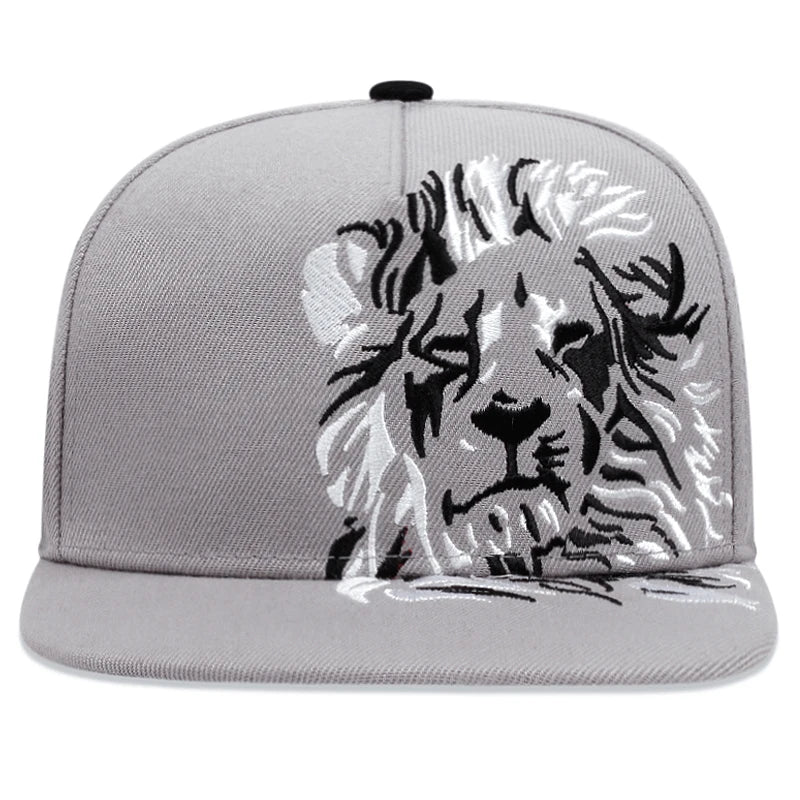 Lion Eagle Embroidered Hip Hop Snapback Cap