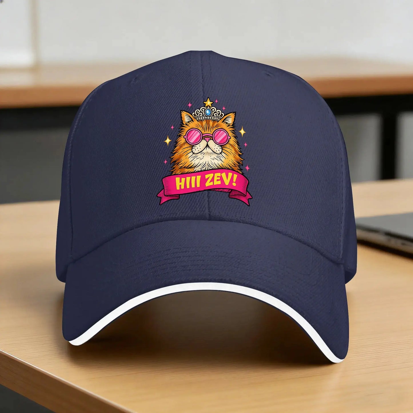 Princess Cat Meme Hi Zev Baseball Cap
