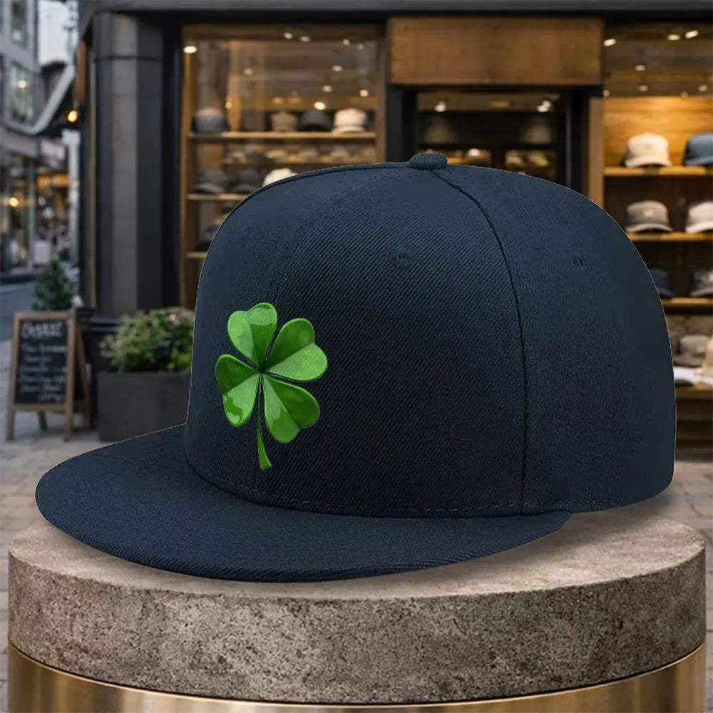 Four Leaf Clover Snapback Cap