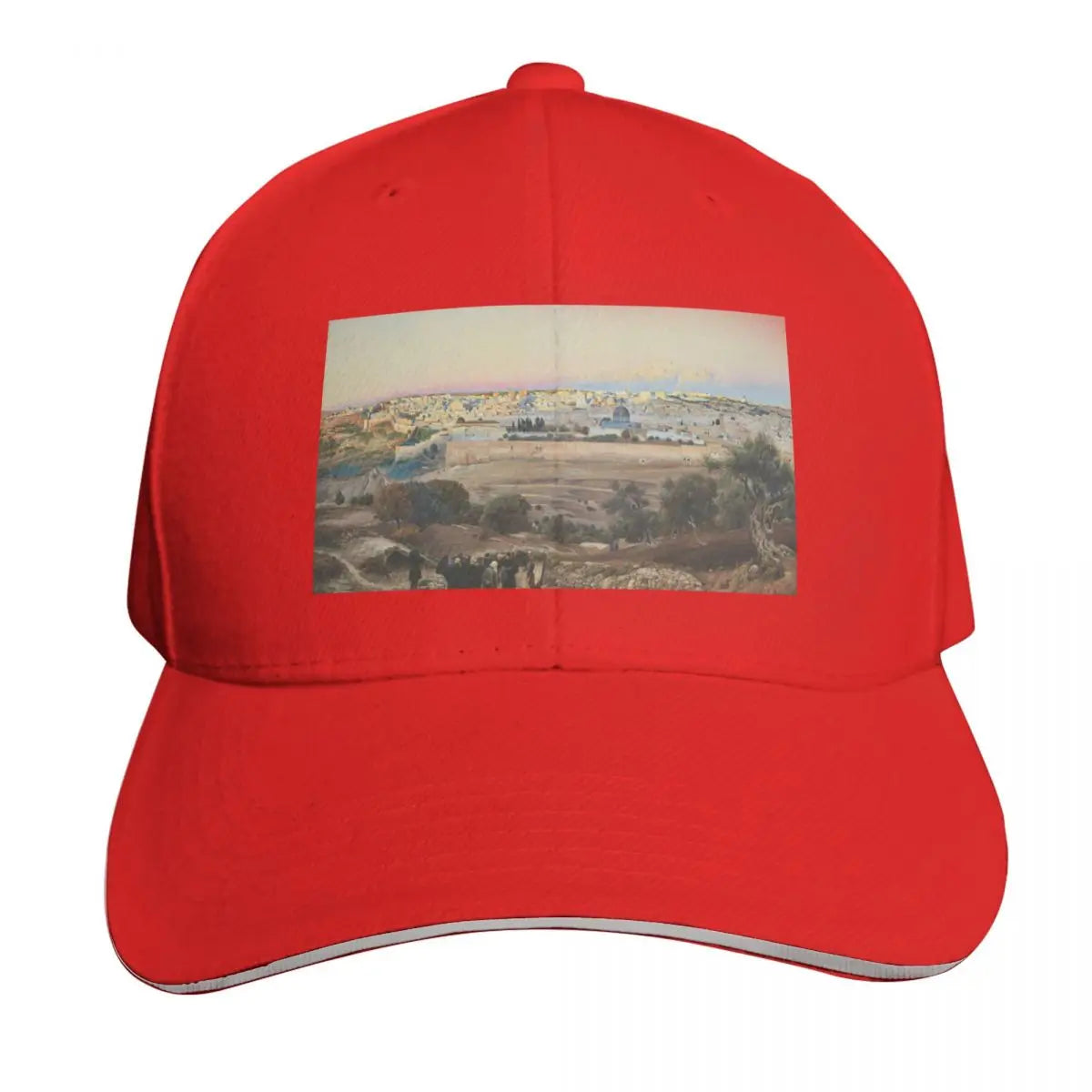 Jerusalem Sunrise Gustav Bauernfeind Baseball Cap