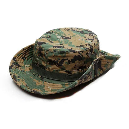 Woodland Camouflage Tactical Outdoor Boonie Bucket Hat
