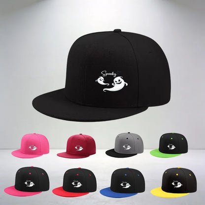 1pc Spooky Ghost Pattern Printed Cap